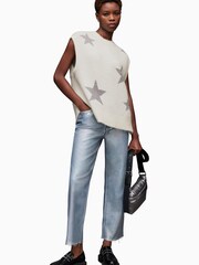 AllSaints White Star Tank - Image 4 of 7