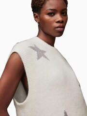 AllSaints White Star Tank - Image 6 of 7