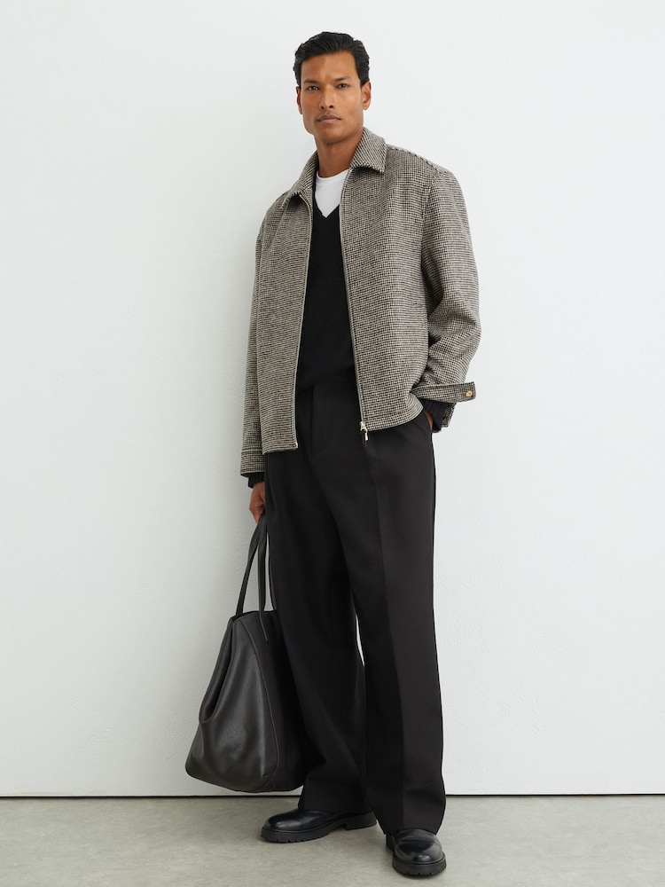 Reiss Dark Brown Petrov Shirt - Image 1 of 8 Reiss Dark Brown Petrov Shirt - Image 1 of 8