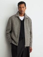 Reiss Dark Brown Petrov Shirt - Image 3 of 8