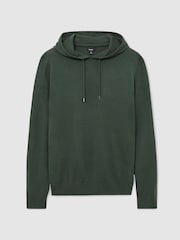 أخضر داكن - هودي من صوف برباط شد Holland من Reiss - صورة 2 من 6