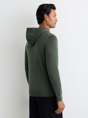 أخضر داكن - هودي من صوف برباط شد Holland من Reiss - صورة 5 من 6