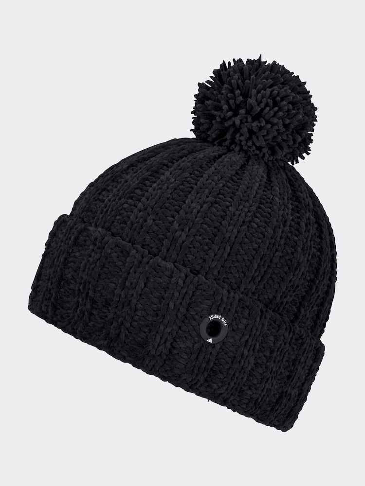 adidas Golf 100% Cotton Black Beanie - Image 1 of 2