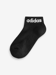Черный - Набор из 3 пар adidas носков с мягкой подошвой - Изображение 3 из 5