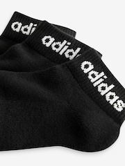 Черный - Набор из 3 пар adidas носков с мягкой подошвой - Изображение 4 из 5