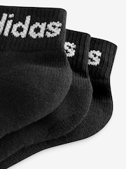 Черный - Набор из 3 пар adidas носков с мягкой подошвой - Изображение 5 из 5