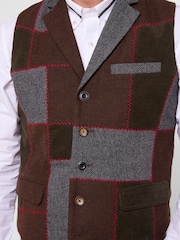 Joe Browns Perfect Patchwork Waistcoat - Larawan 6 ng 9