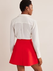 Boden White Chrome Silk Shirt - Image 3 of 6