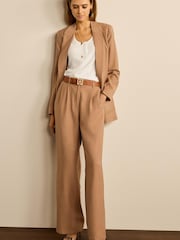 White Textured Button Detail Vest Top - Image 2 of 5