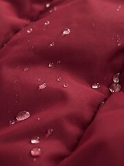 Deep Red Shower Resistant Padded Coat - Image 6 of 9