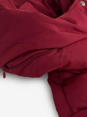 Deep Red Shower Resistant Padded Coat - Image 9 of 9