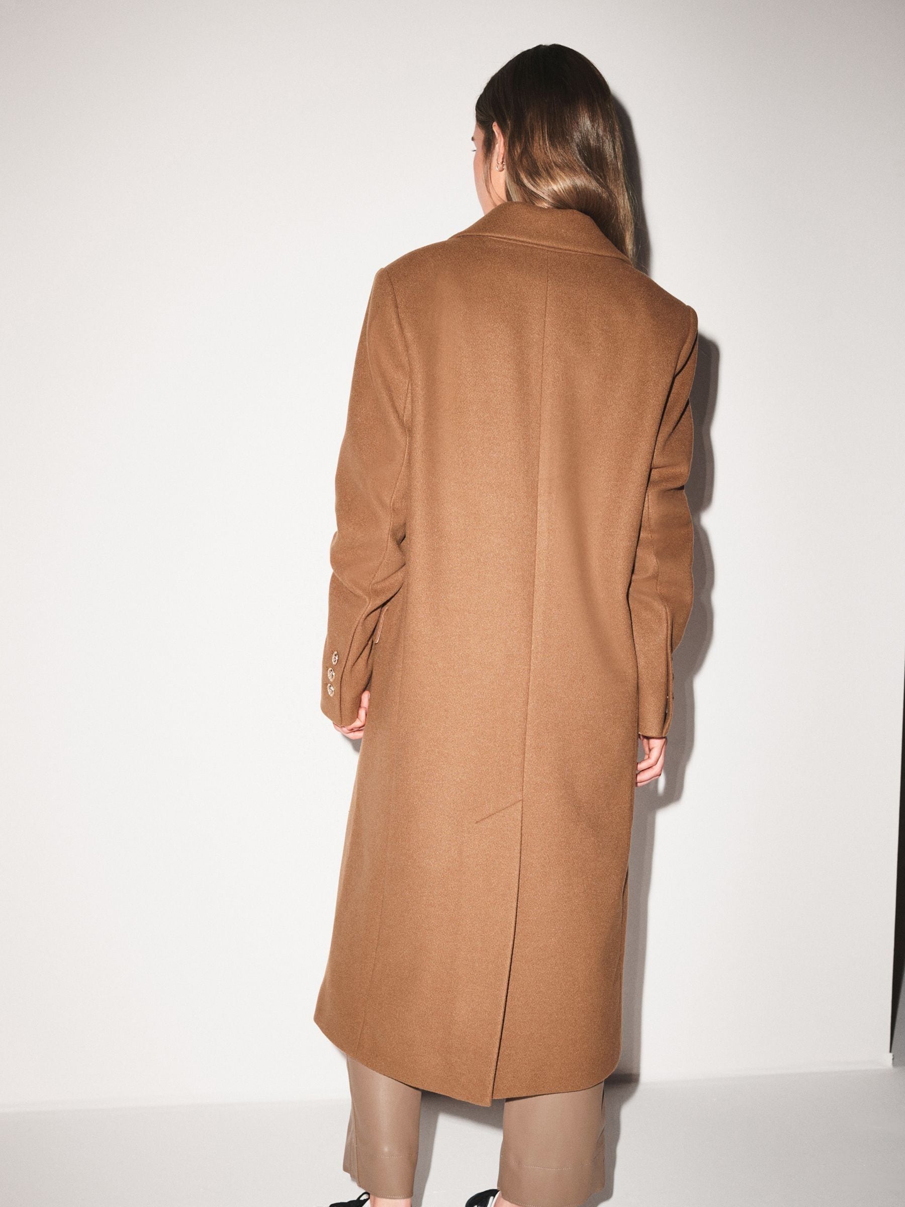Buy Chestnut Brown Revere Collar Coat from Next Austria