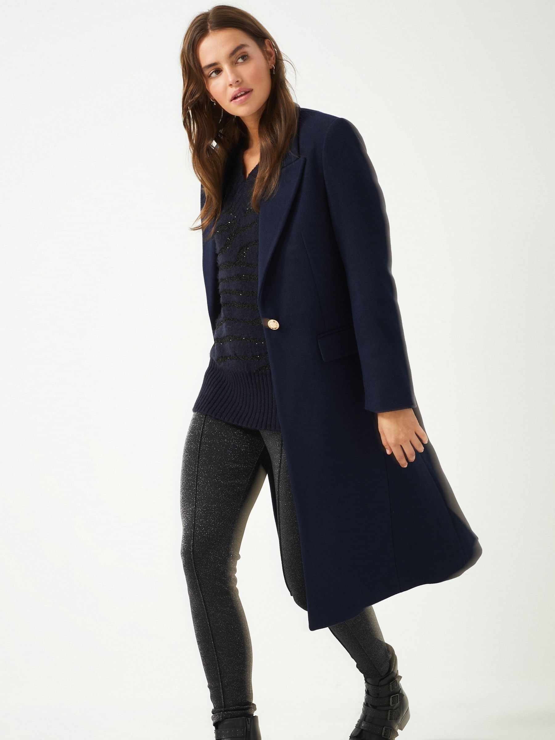 Revere collar coat store