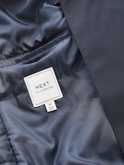 Navy Shower Resistant Four Pocket Funnel Neck Coat - Image 10 of 11