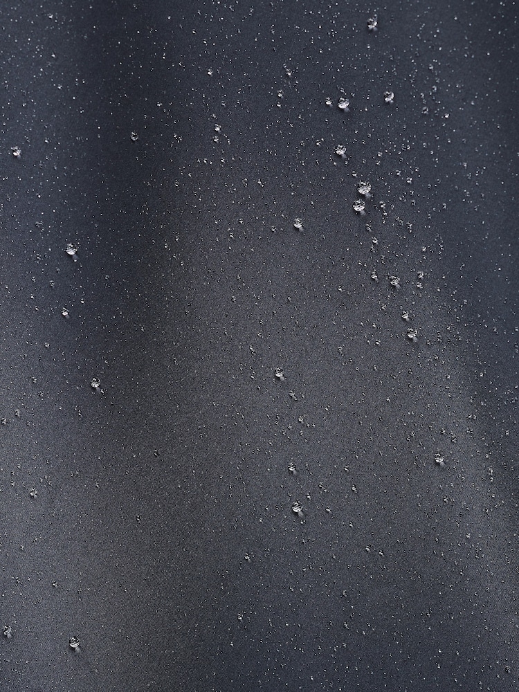 Navy Shower Resistant Four Pocket Funnel Neck Coat - Image 11 of 11