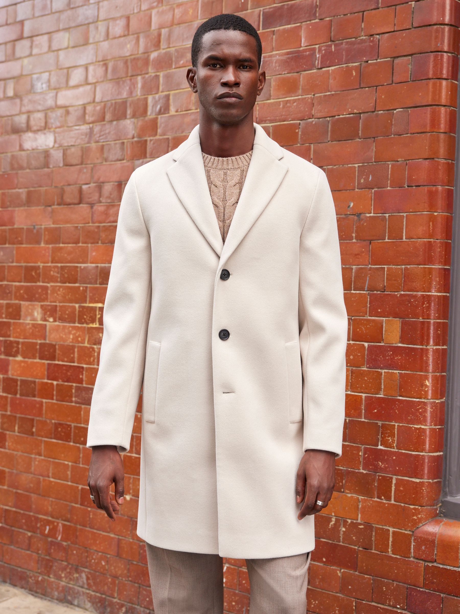 Buy Cream Epsom Coat from Next Luxembourg