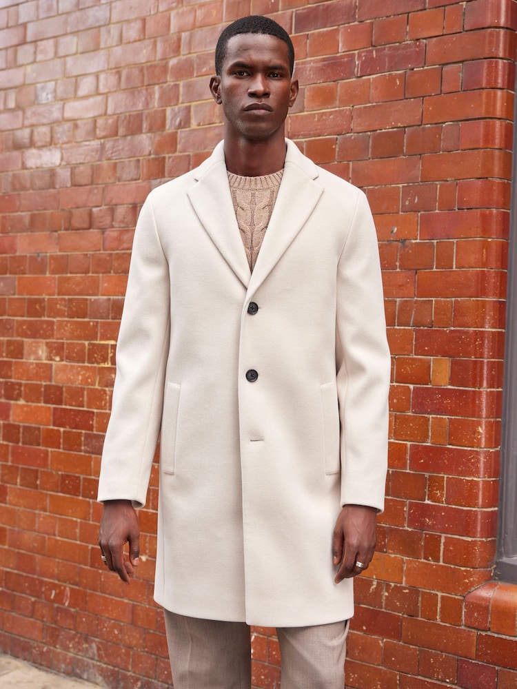 Cream Epsom Coat - Image 1 of 12