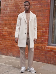 Cream Epsom Coat - Image 2 of 12