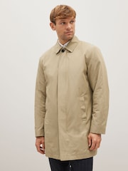 Stone Cream Shower Resistant Trench Coat - Image 2 of 9