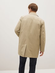 Stone Cream Shower Resistant Trench Coat - Image 3 of 9