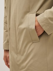 Stone Cream Shower Resistant Trench Coat - Image 5 of 9