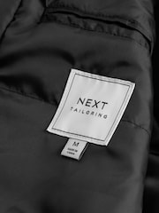 Black Shower Resistant Four Pocket Funnel Neck Coat - Image 10 of 10