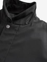 Черный - Непромокаемая вельветовая куртка с воротником - Изображение 11 из 13