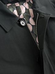 Black Shower Resistant Trench Coat - Image 11 of 13