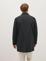 Black Shower Resistant Trench Coat - Image 3 of 13