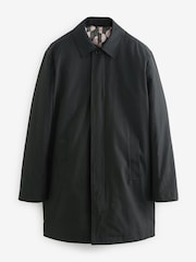 Black Shower Resistant Trench Coat - Image 7 of 13