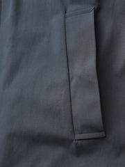 Navy Blue Shower Resistant Trench Coat - Image 11 of 13
