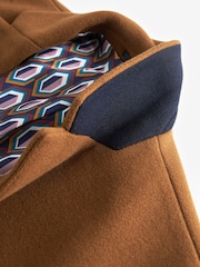 Toffee Brown Epsom Overcoat - Image 11 of 11