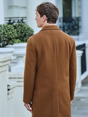 Toffee Brown Epsom Overcoat - Image 3 of 11
