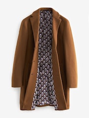Toffee Brown Epsom Overcoat - Image 8 of 11