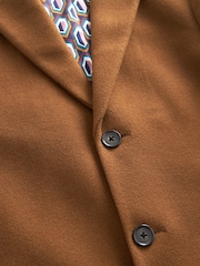 Toffee Brown Epsom Overcoat - Image 9 of 11