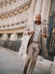 Stone Brown Epsom Smart Overcoat - Image 2 of 8