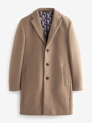 Stone Brown Epsom Smart Overcoat - Image 3 of 8