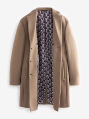 Stone Brown Epsom Smart Overcoat - Image 4 of 8