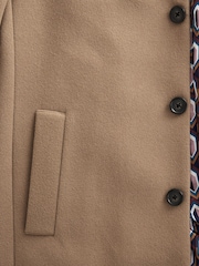 Stone Brown Epsom Smart Overcoat - Image 6 of 8