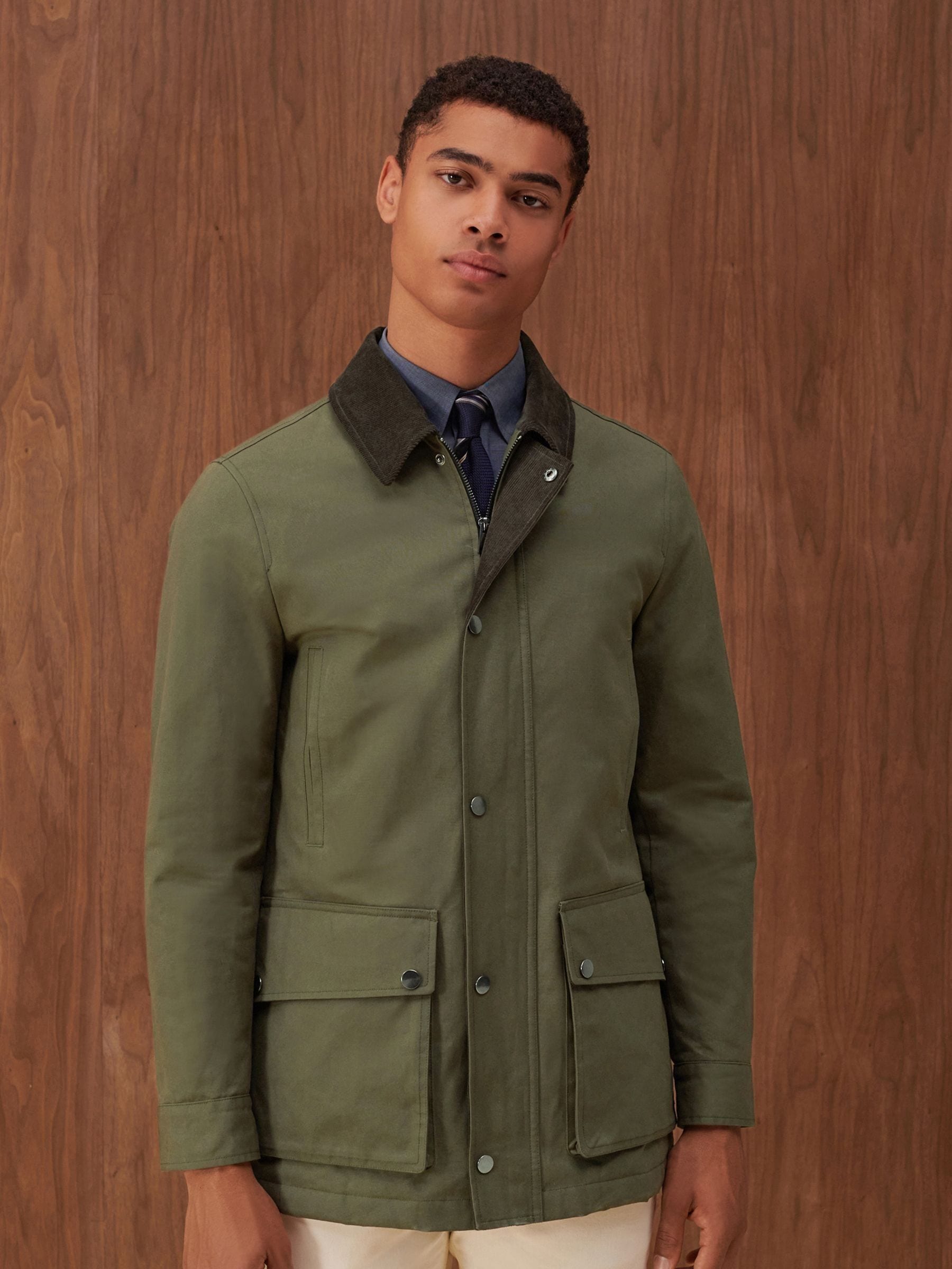 Buy Green Signature British Waxed Cotton Jacket from Next Luxembourg