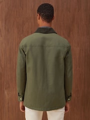Green Signature British Waxed Cotton Jacket - Image 3 of 11