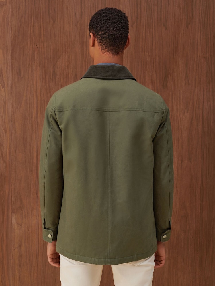 Vert - Veste en coton ciré britannique Signature - Image 3 of 11