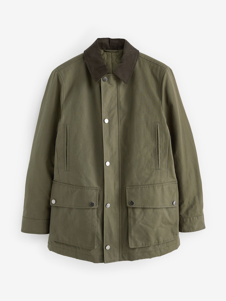 Vert - Veste en coton ciré britannique Signature - Image 6 of 11