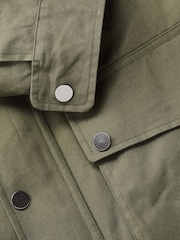 Green Signature British Waxed Cotton Jacket - Image 9 of 11