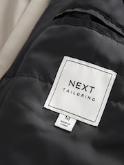 Light Grey Shower Resistant Four Pocket Funnel Neck Coat - Image 10 of 10