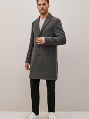 Charcoal Grey Signature Italian Fabric Epsom Coat - Image 2 of 5