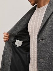 Charcoal Grey Signature Italian Fabric Epsom Coat - Image 4 of 5