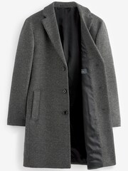 Charcoal Grey Signature Italian Fabric Epsom Coat - Image 5 of 5