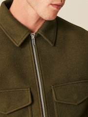Olive Green Trucker Jacket - Image 4 of 11
