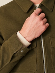 Olive Green Trucker Jacket - Image 5 of 11